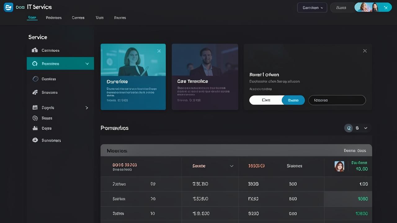 AJECKS IT Solutions Portal interface