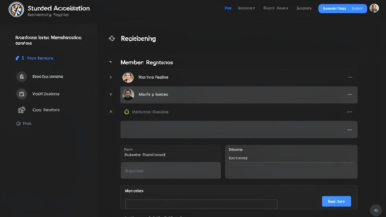 Cameroon Students Connect interface
